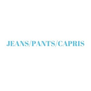 Jeans, pants & capris